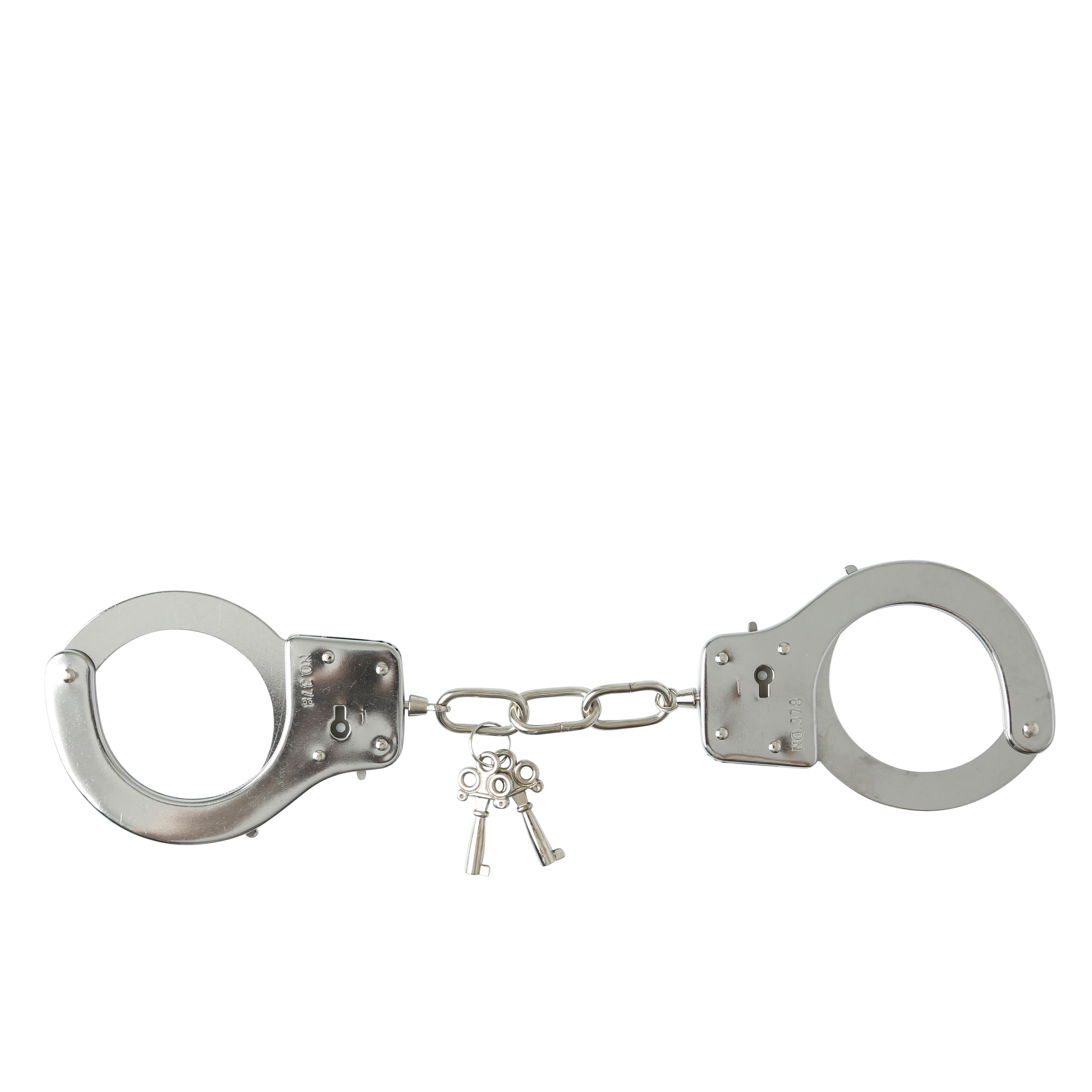 Sex and Mischief Metal Handcuffs for Light Bondage Play Silver > Bondage Gear > Handcuffs