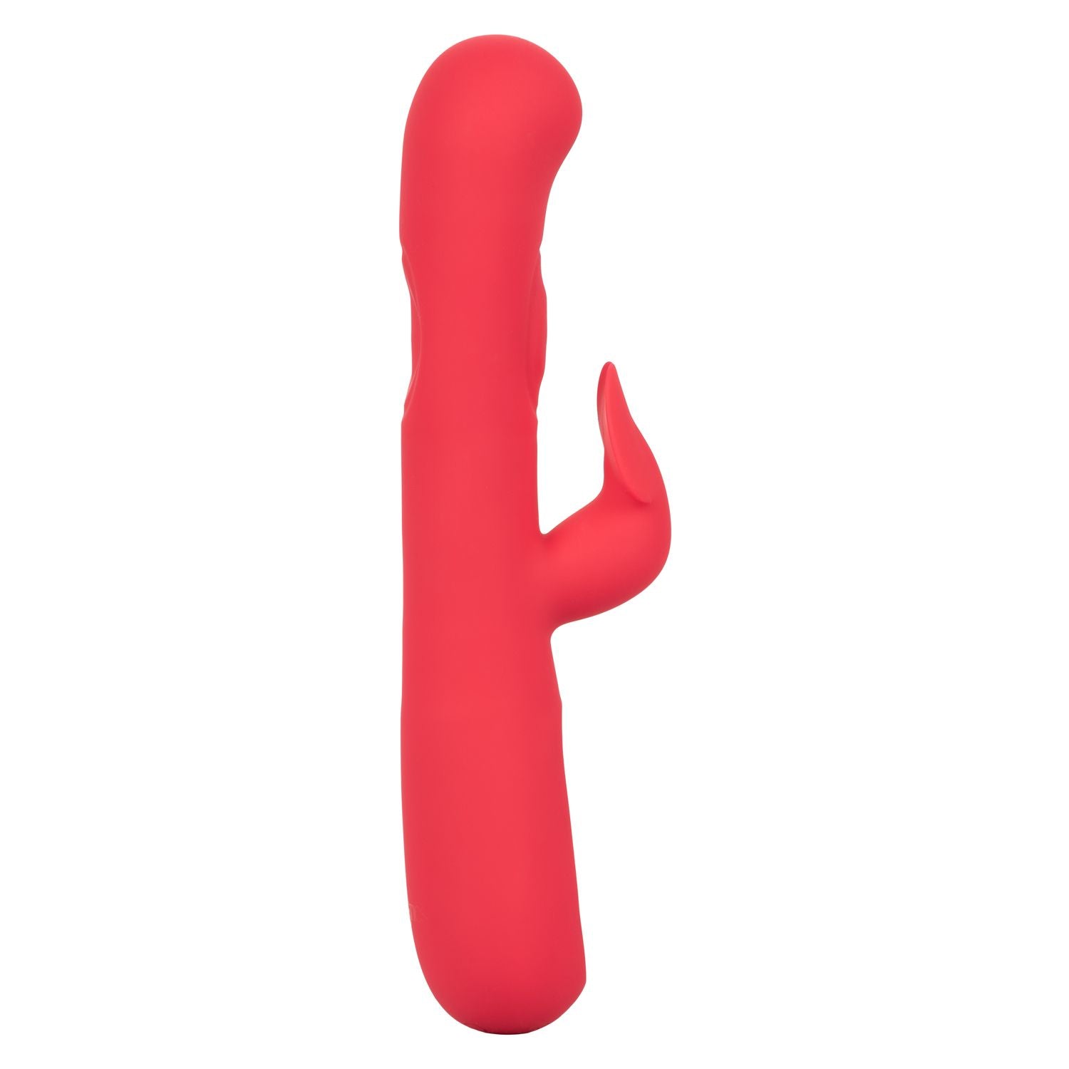 Throb Flutter Red Dual Stimulator Massager with 2x Thumping Action and 7 Vibration Functions, Silicone Waterproof Vibrator > Vibrators > Ladies > Rabbit