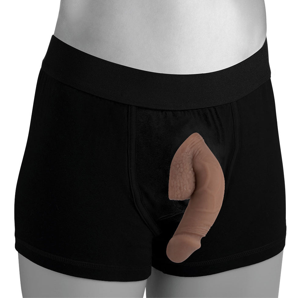 Large Bulge Soft Packer Dildo 6 Inches Medium Skin Tone > Gender > Packers