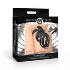 Hard Stop Double Ring Chastity Cage Black Black > Bondage Gear > Male Chastity