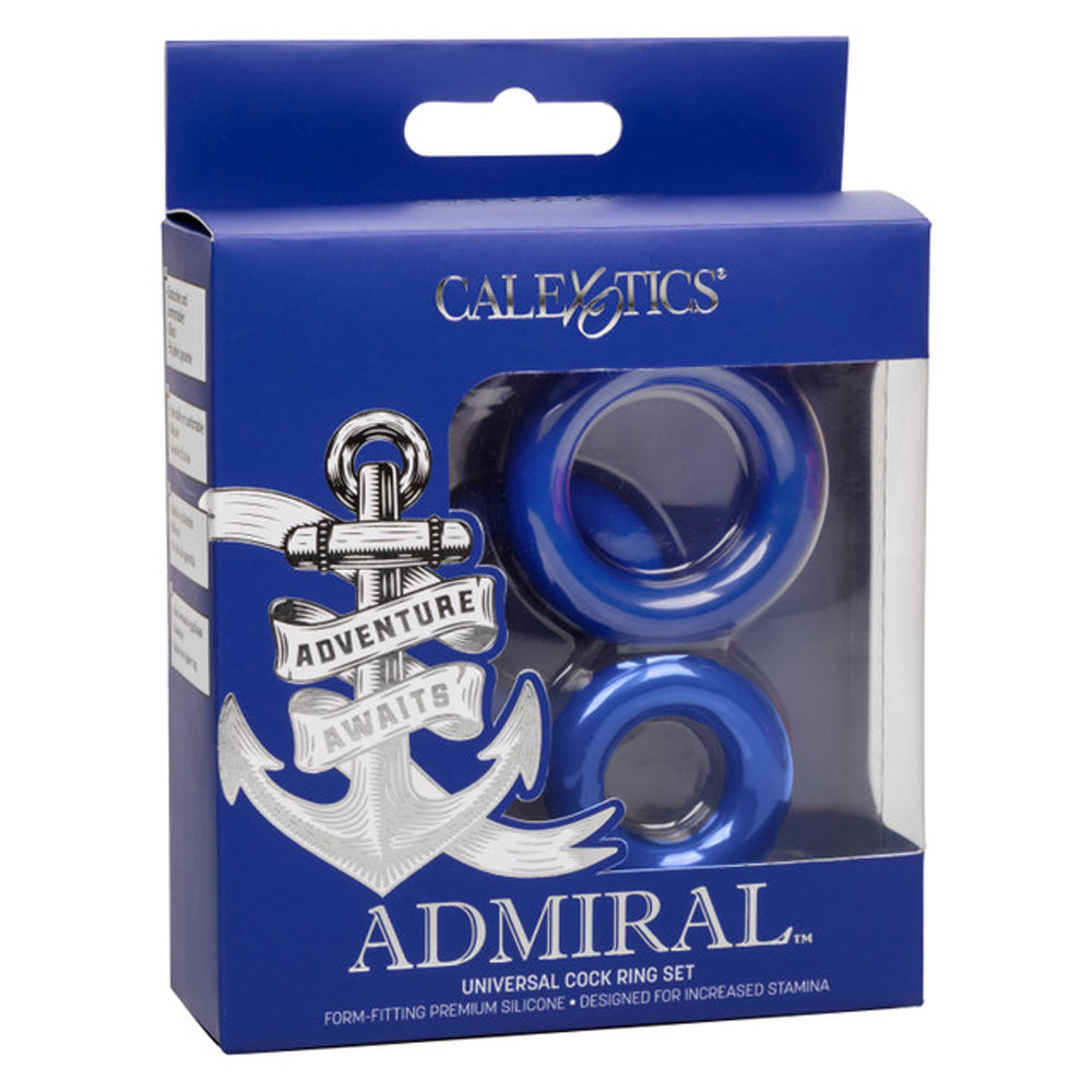 Admiral Universal Cock Ring Set – Gradual Size Silicone Rings Set > Cock Ring > Sets