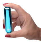 Bang! 10X Vibrating Metallic Bullet Vibrator in Blue > Vibrators > Mini Vibrators