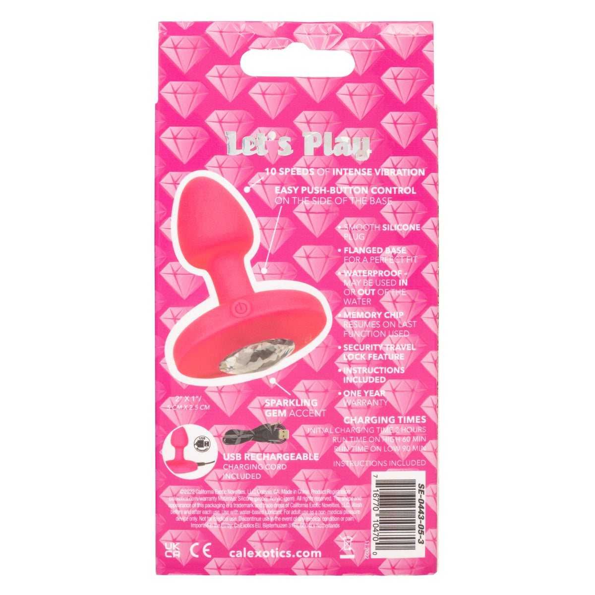 Cheeky Gems Small Rechargeable Vibrating Probe – Flexible Silicone Probe Vibrator > Anal Range > Vibrating Butt Plugs