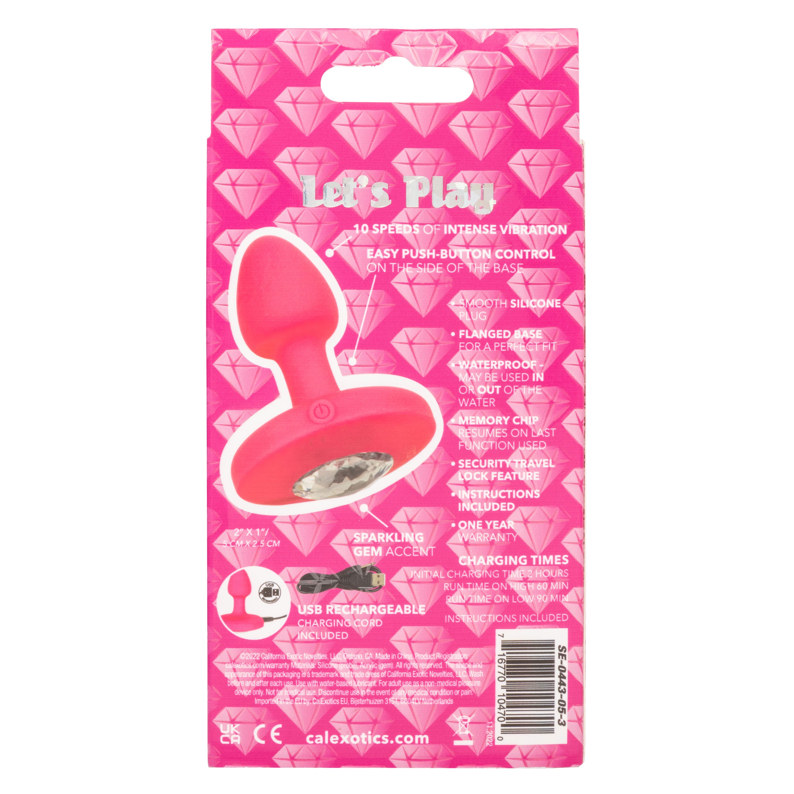 Cheeky Gems Small Rechargeable Vibrating Probe – Flexible Silicone Probe Vibrator > Anal Range > Vibrating Butt Plugs