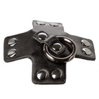Euphoria Collection Black PU Coated Silicone O-Ring Pasties with Rivet Accents 3 Inch > Clothes > Pasties