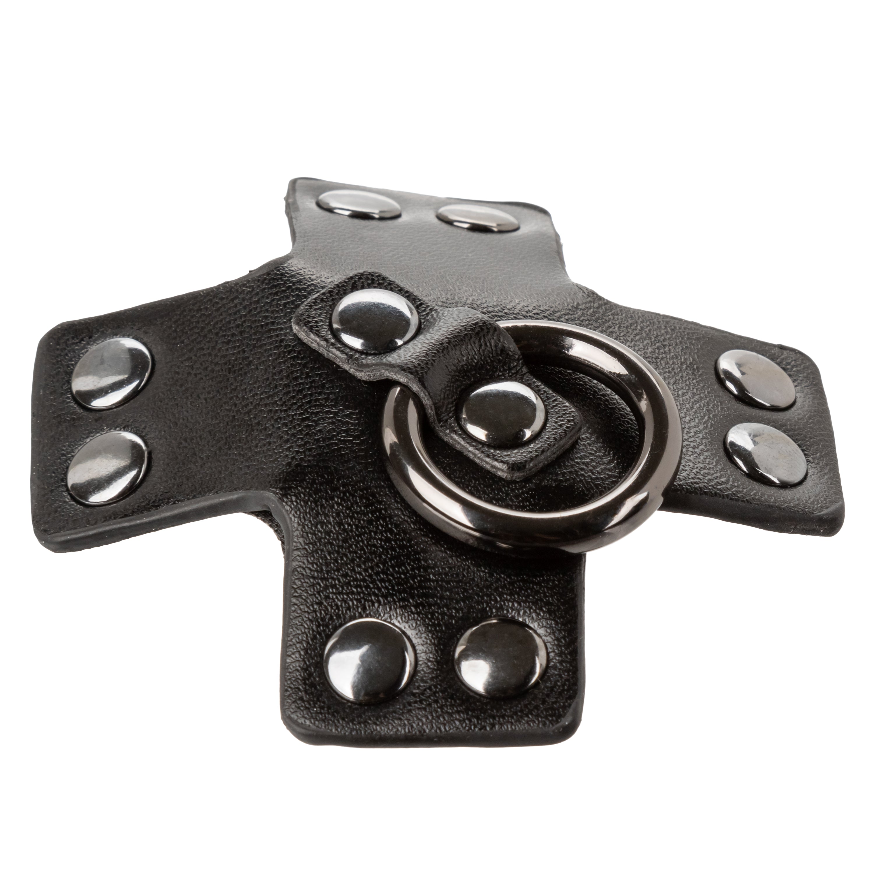 Euphoria Collection Black PU Coated Silicone O-Ring Pasties with Rivet Accents 3 Inch > Clothes > Pasties