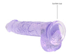 REALROCK Crystal Clear – 6 Inch Realistic Dildo With Balls > Dildos > Realistic Dildos