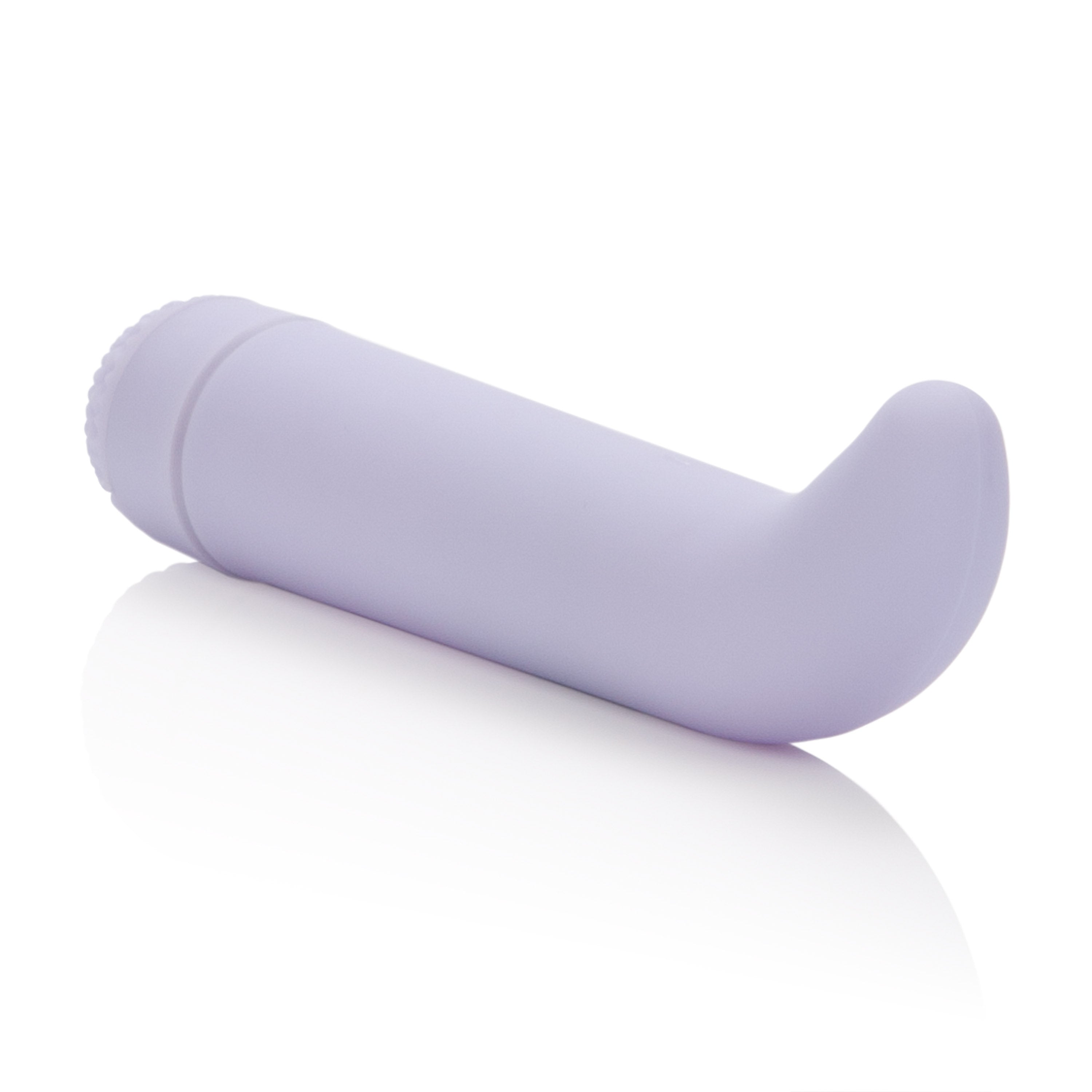 First Time Mini-G Purple 4.5 Inch Multi-Speed G-Spot Vibrator with Curved Tip and Waterproof Design Secondary image