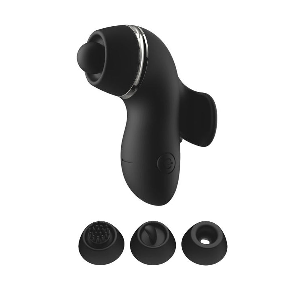 Ashella Vibes C-Spot (Black) – Compact Silicone Attachment Vibrator Kit > Vibrators > Standard Vibrators