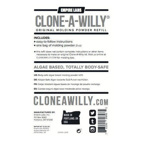 Clone-A-Willy Molding Powder Refill > Dildos > Mould Your Own Kits