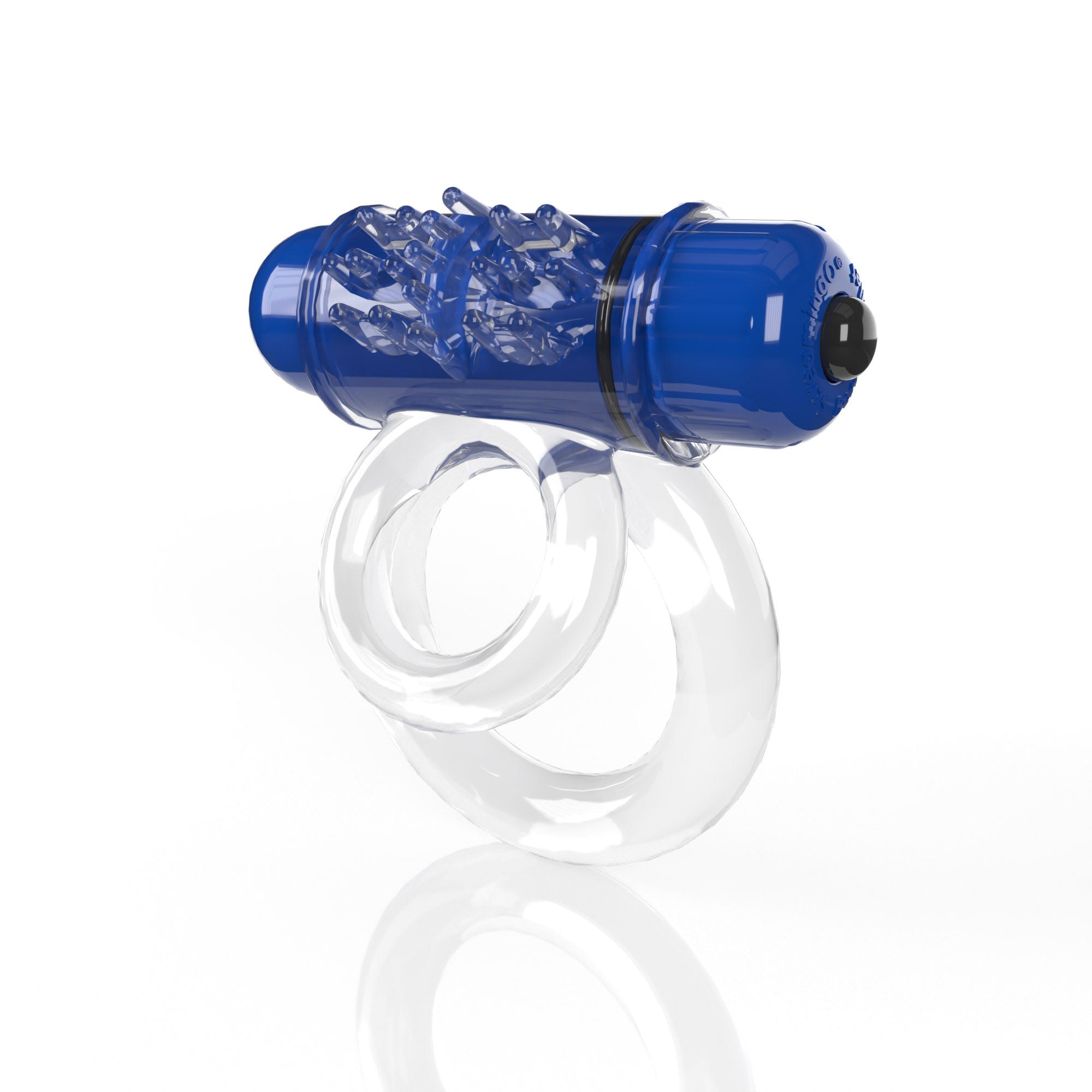 Double O 6 4B Low Pitch Bass (Blueberry) > Cock Ring > Vibrating