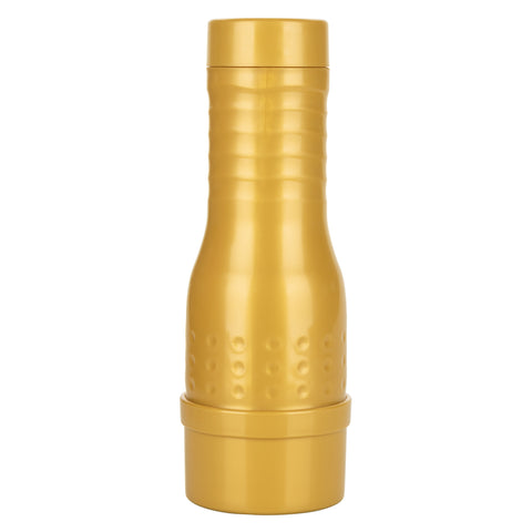 Private Tube Personal Trainer Tub Gold Real Skin TPR Suction Masturbator Sleeve > Sex Toys For Men > Masturbators > Manual