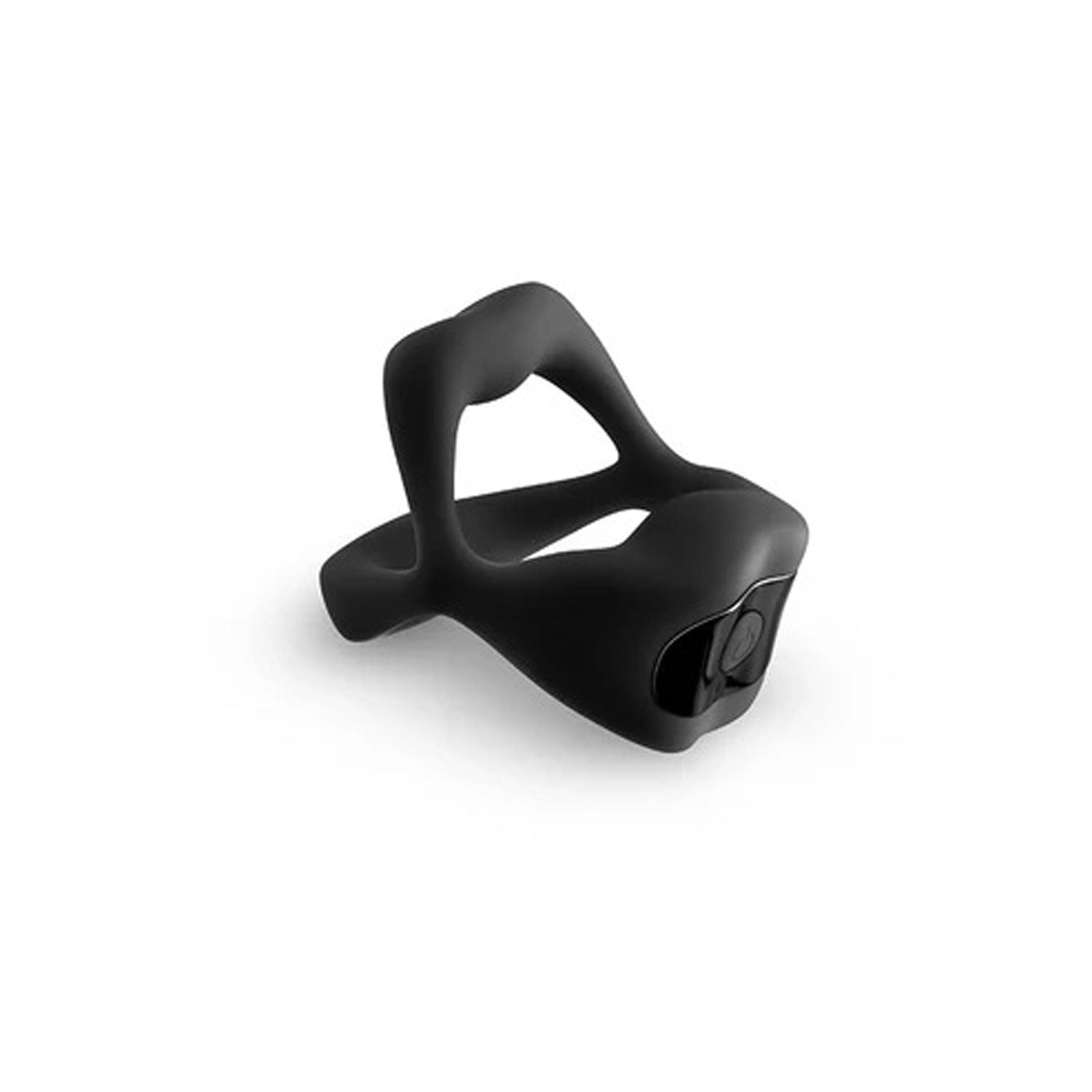 Techno Strobe Vibrating Cock Ring Black > Cock Ring > Vibrating