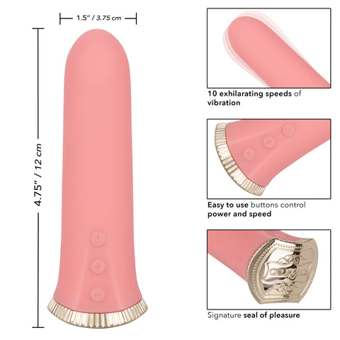 Uncorked Rosé Mini Silicone Vibrator 3 Inch Pink Massager with 10 Speeds > Vibrators > Standard Vibrators