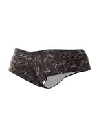 Cut 4 Men High Cut Cheeky Brief Dollars Small Black Print > Clothes > Mens Briefs