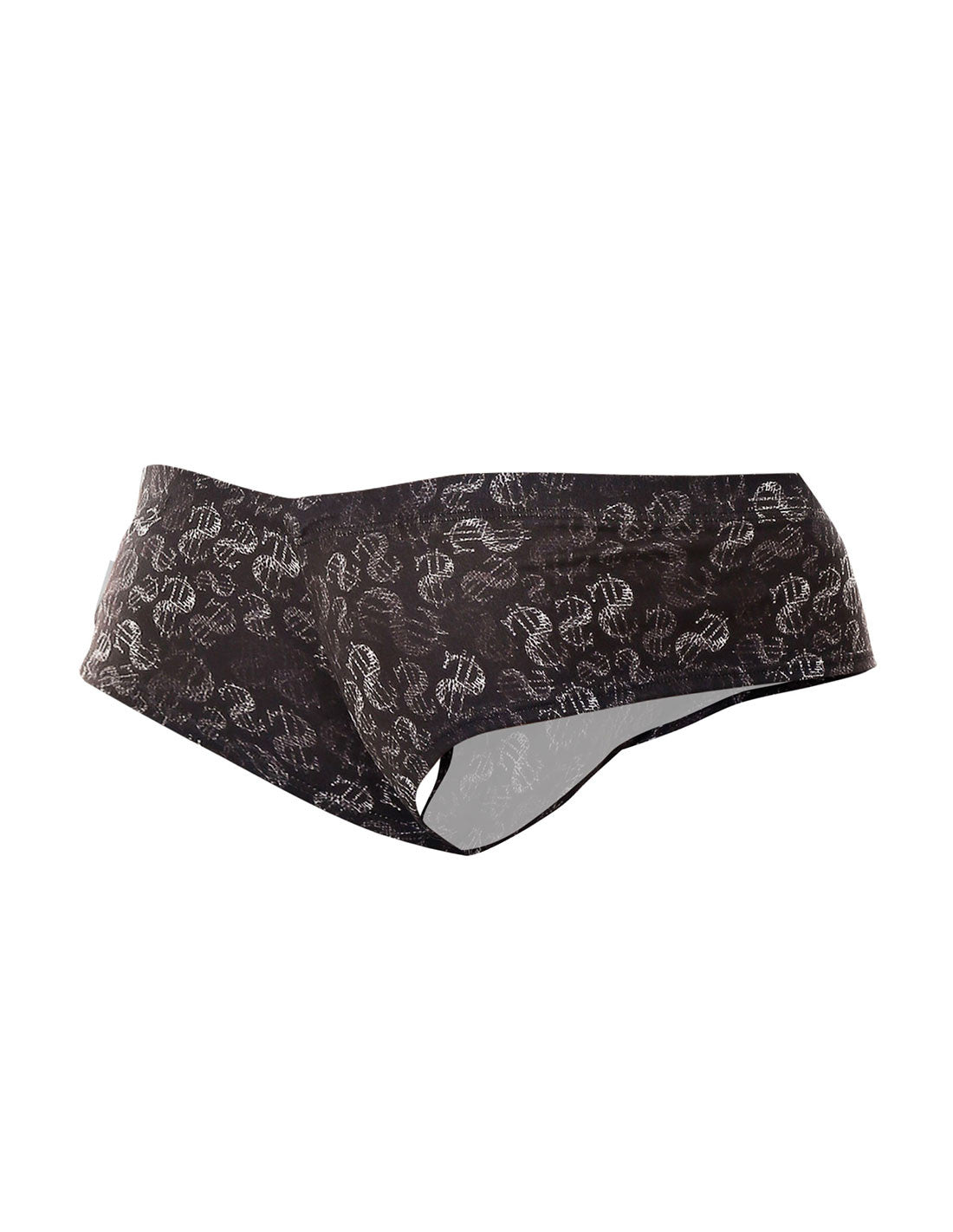 Cut 4 Men High Cut Cheeky Brief Dollars Small Black Print > Clothes > Mens Briefs
