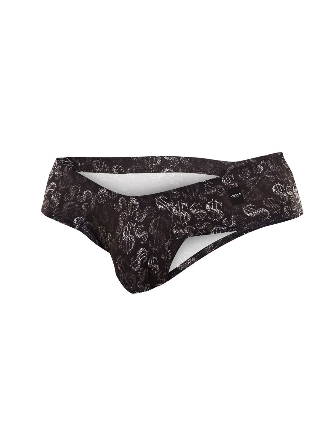 Cut 4 Men High Cut Cheeky Brief Dollars Small Black Print > Clothes > Mens Briefs