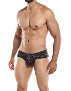 Cut 4 Men High Cut Cheeky Brief Dollars Small Black Print > Clothes > Mens Briefs