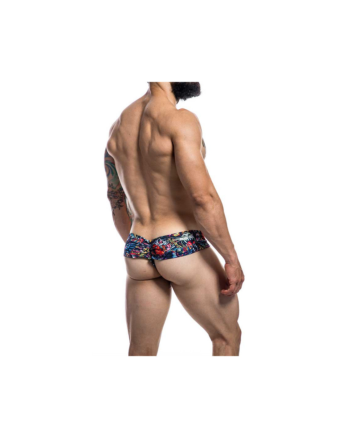Cut 4 Men High Cut Cheeky Brief Tattoo > Clothes > Mens Briefs