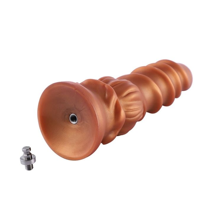 HiSmith - 8.5" Silicone Golden Monster Dildo (KlicLok) Sex Machine Attachments