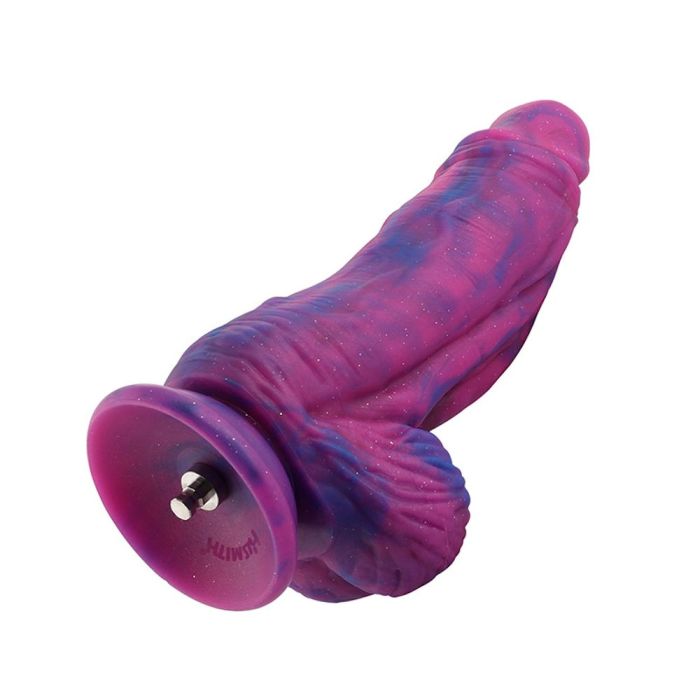 HiSmith - 9.5" Silicone Purple and Blue Monster Dildo (KlicLok) Fantasy Dongs