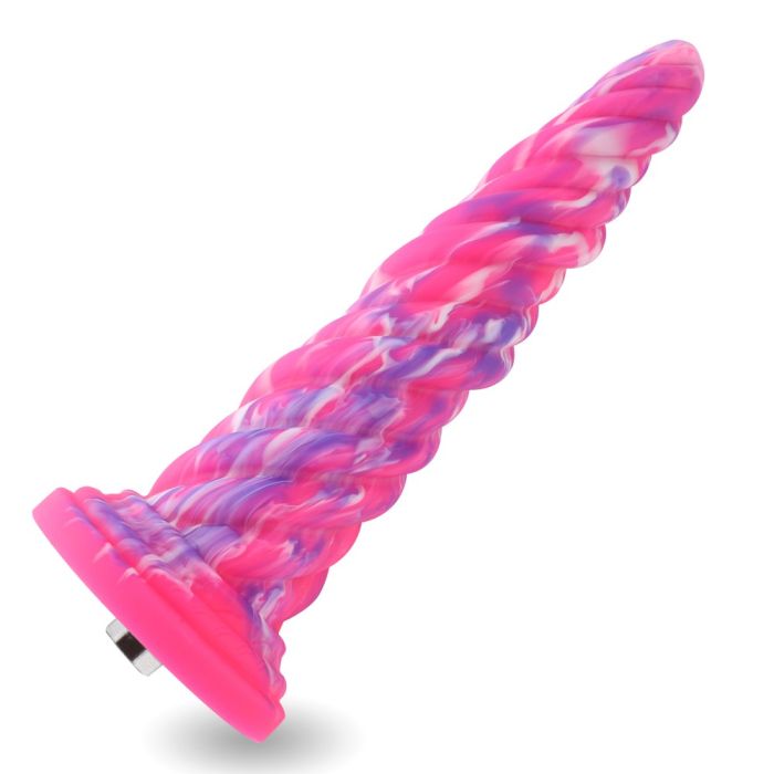 HiSmith - 10" Silicone Monster Series Pink Awl (KlicLok) Sex Machine Attachments