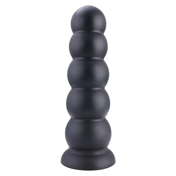 Hismith - 11.8" Silicone Smooth 5 Balls Beaded Anal Dildo (KlicLok) Sex Machine Attachments