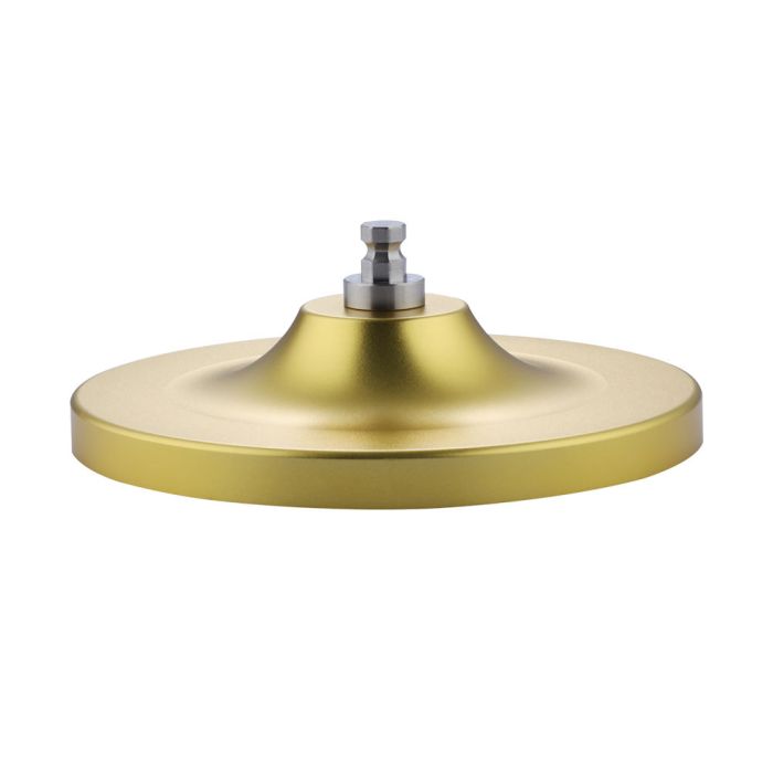 Hismith 4.5in Gold Suction Cup Adapter for KlicLok System Sex Machine Connectors