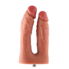 Hismith 6.5 Inch Silicone Double Penetrator Dildo – Silicone Double Dildo > Sex Toys > Sex Machines > Attachments