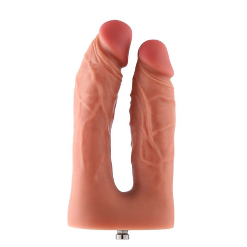 Hismith - 6.5" Silicone Double Penetrator Dildo (KlicLok) Sex Machine Attachments