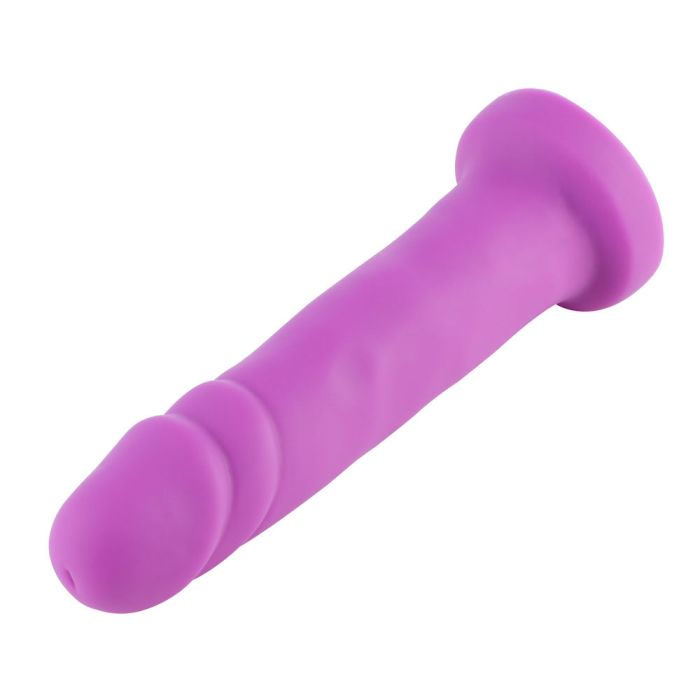 HiSmith - 6.7" Silicone Vibrating Purple Dildo (KlicLok) Sex Machine Attachments