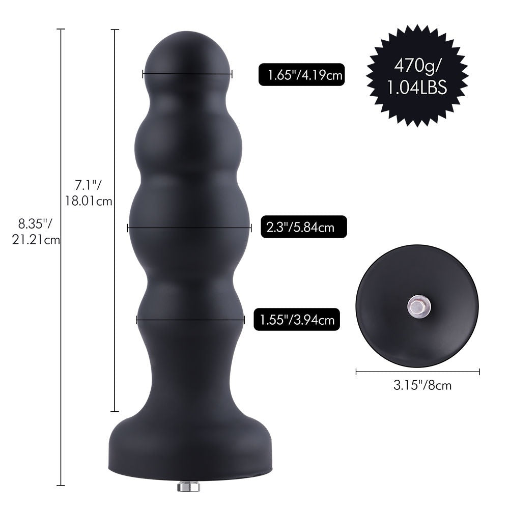 HiSmith 8.35 Beaded Anal Plug > Anal Range > Anal Probes