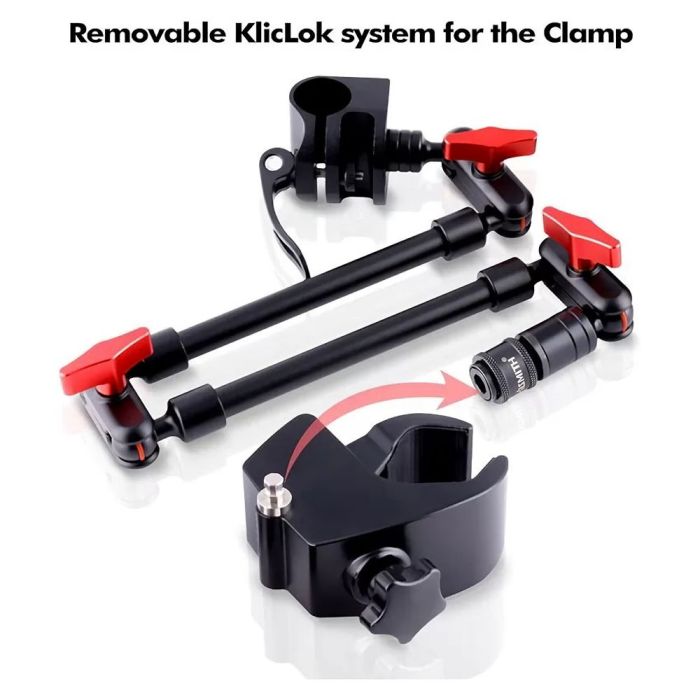 Hismith Universal Adjustable Vibrator or Massager Clamp Sex Machine Connectors