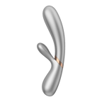 Satisfyer Hot Lover Silver Warming Dual-Stim Vibrator – App Controlled Waterproof Silicone > Sex Toys > Couples Toys