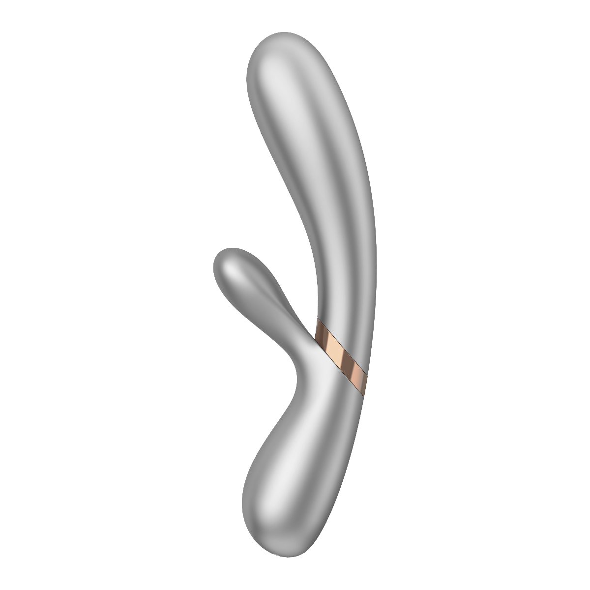 Satisfyer Hot Lover Silver Warming Dual-Stim Vibrator – App Controlled Waterproof Silicone > Sex Toys > Couples Toys