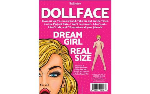 Doll Face Blow Up Doll with Three Pleasure Holes for Versatile Fun DOLLS