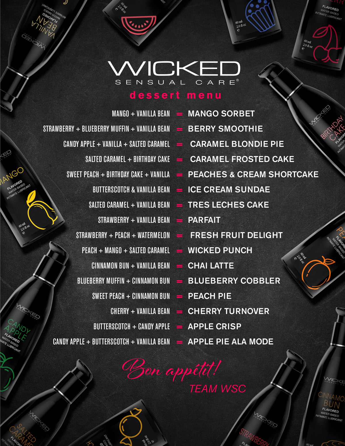 Wicked Aqua Vanilla Bean Water Based Lubricant 60ml