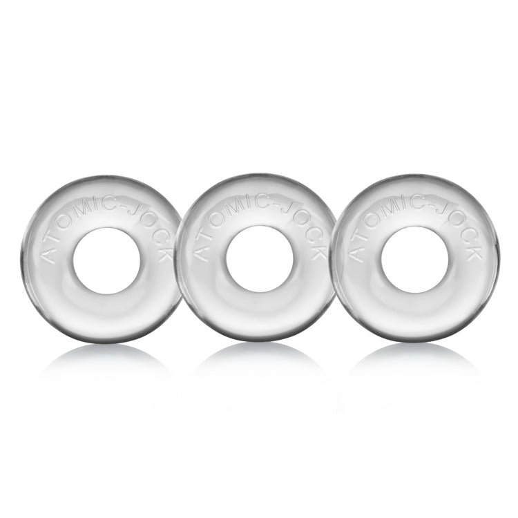 Oxballs Ringer 3-Pack (Clear) – Squishy Jelly Grip Cockrings > Cock Ring > Sets