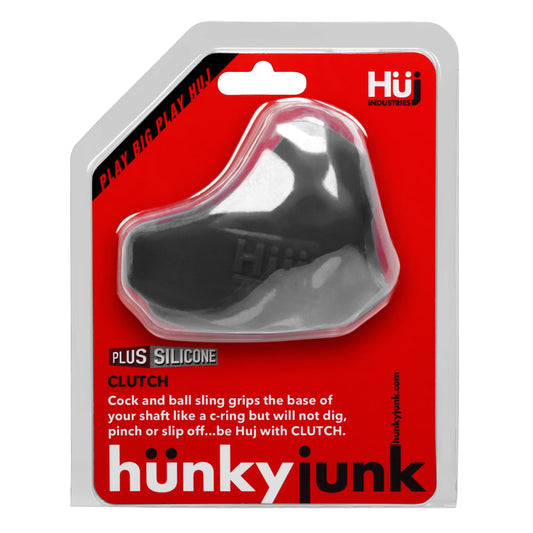 Hunkyjunk Adult Toys Black CLUTCH Cock/Ball Sling by Hunkyjunk Tar 840215119742