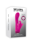 Selopa Butterfly Love - 13.8 cm Butterfly Vibrator Pink > Vibrators > Ladies > Rabbit