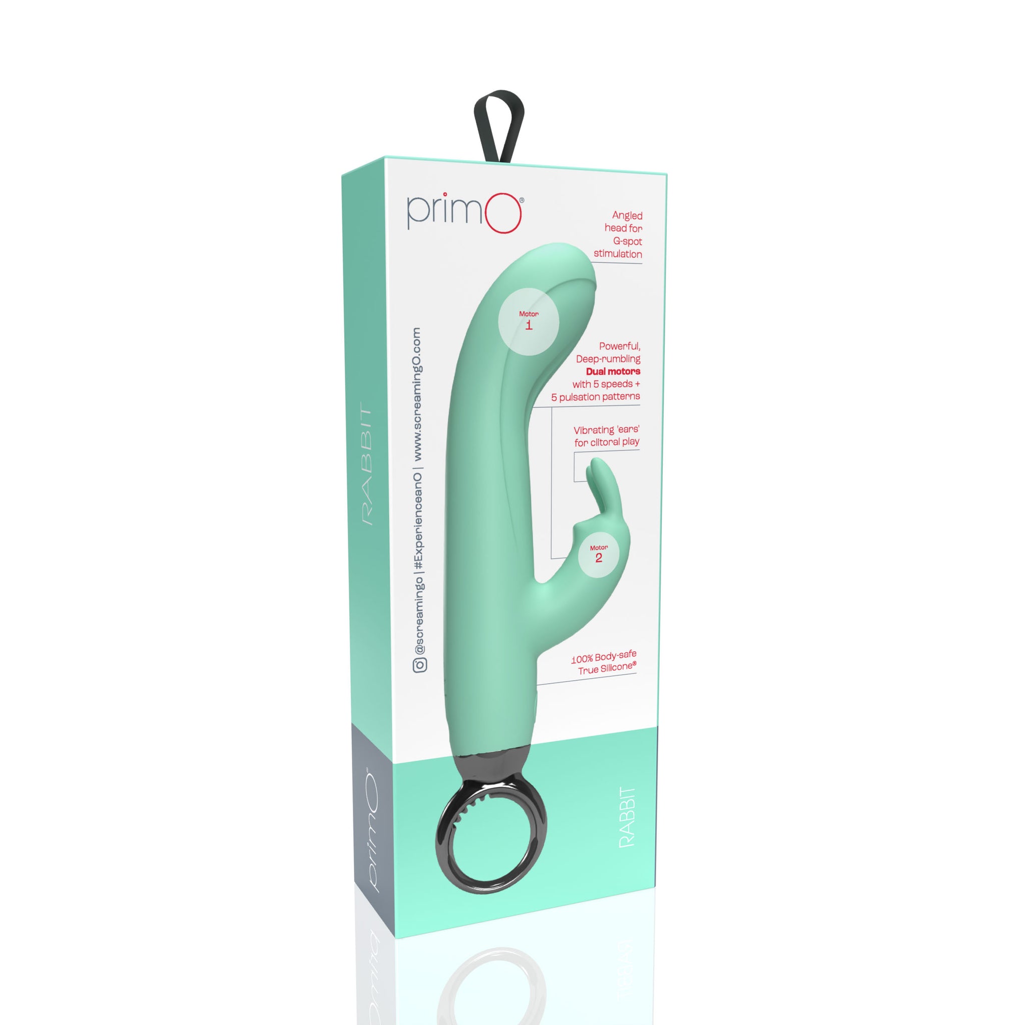 Screaming O PrimO Rabbit 4.5 Inch Silicone Rabbit Vibrator > Vibrators > Ladies > Rabbit