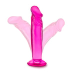B Yours Sweet N Small pink dildo flexing