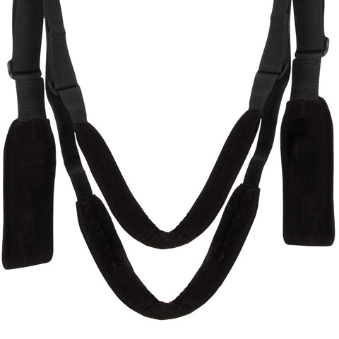 Lux Fetish Fantasy Swing Adjustable Black Bedroom Restraint > Sex Toys > Swings & Slings