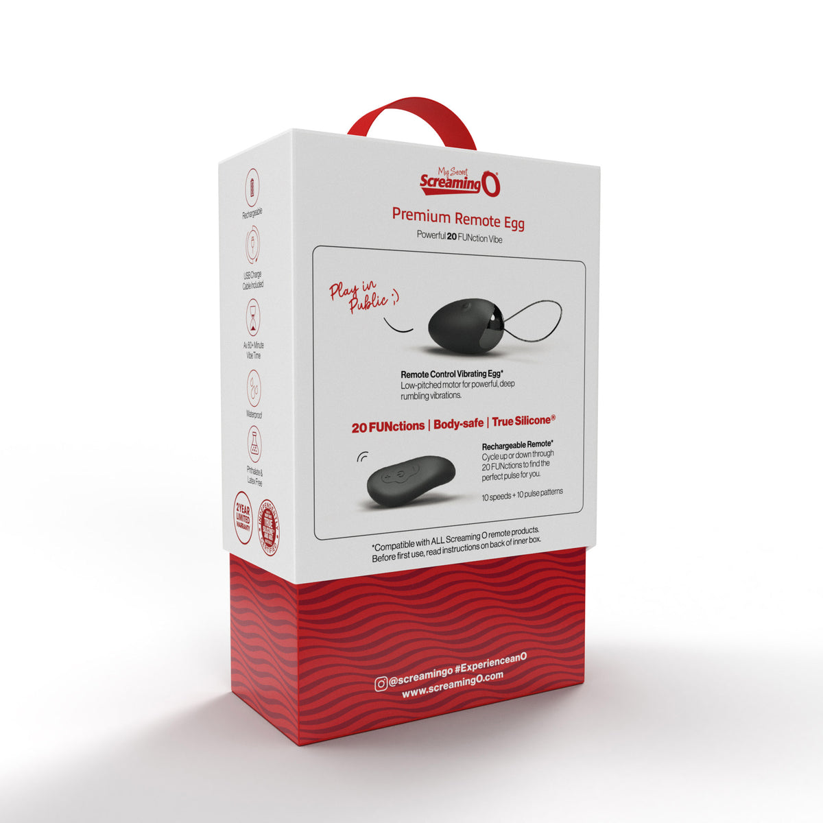 My Secret Screaming O Premium Remote Egg – Rechargeable Remote-Controlled Vibrating Egg > Sex Toys For Ladies > Vibrating Eggs
