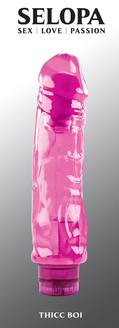 Thicc Boi (Pink) – Large Multi-Speed Realistic Girthy Vibrator Vibrators