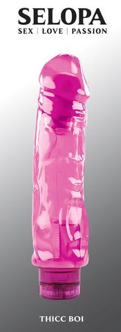 Thicc Boi (Pink) – Large Multi-Speed Realistic Girthy Vibrator Vibrators