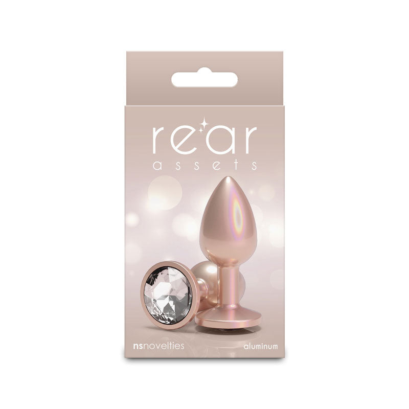 Rear Assets Iridescent Champagne Small – Lightweight Butt Plug Butt Plugs