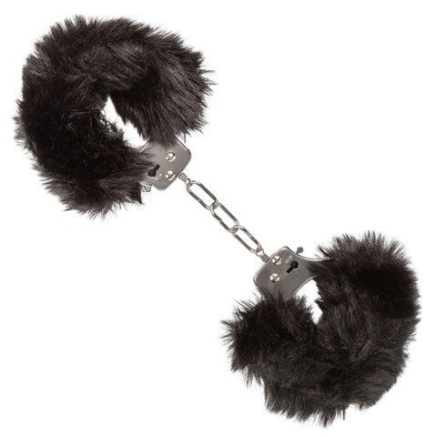 Ultra Fluffy Black Furry Bondage Cuffs For Couples Play > Bondage Gear > Handcuffs