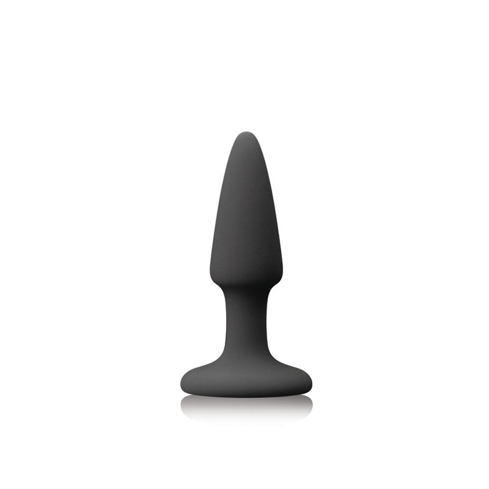 Colours Pleasures Black Mini – Satin Smooth 7cm Insertable Silicone Butt Plug > Anal Range > Butt Plugs