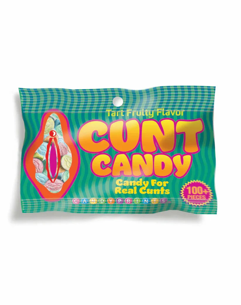 Cunt Candy 3oz Bag – Tart Vagina-Shaped Candy Snack Bag > Novelties > Candy & Edible Items Main image